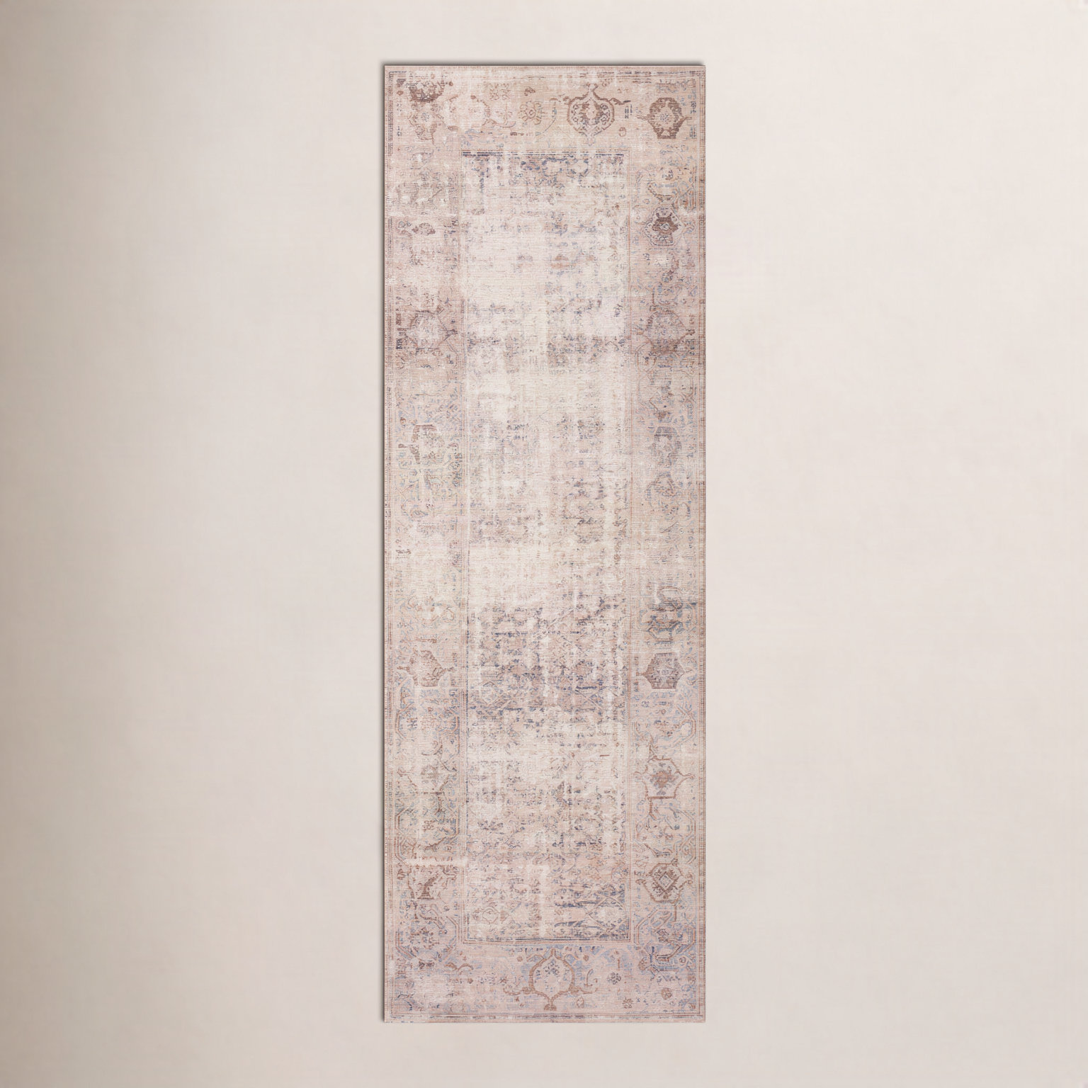Amber Lewis x Loloi Georgie Ocean Sand Oriental Rug, Runner 2'6" x 7'6"