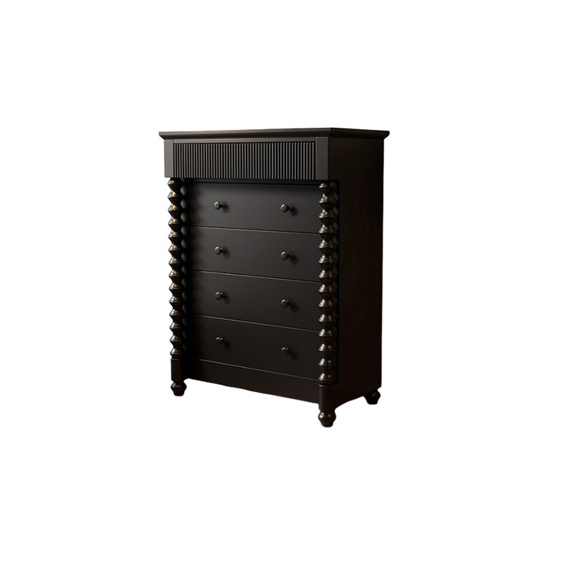 Commode d'appoint style européen, Noir