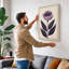 Purple Crown Botanical - Wrapped Canvas-1509544241-1509544240