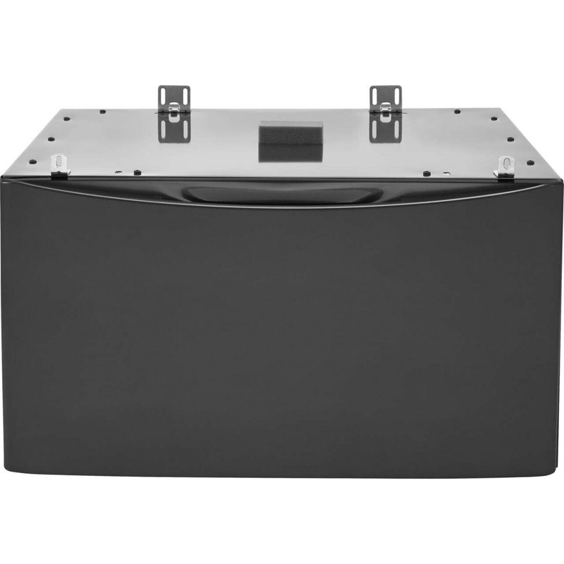 Luxury-Glide® Pedestal With Spacious Storage Drawer, Titanium