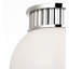 Cavill Flush Mount with White Glass-510691566-510691567