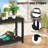 48" Outdoor Console Table with 2 Shelves, Weather-Resistant Patio Buffet and Entryway Table with Adjustable Feet-123843337