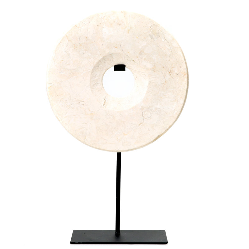 Abstract Figurines & Sculptures, 40 cm H x 25 cm W x 9 cm D, White