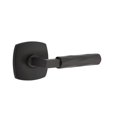 Privacy Door Lever with Square Rosette