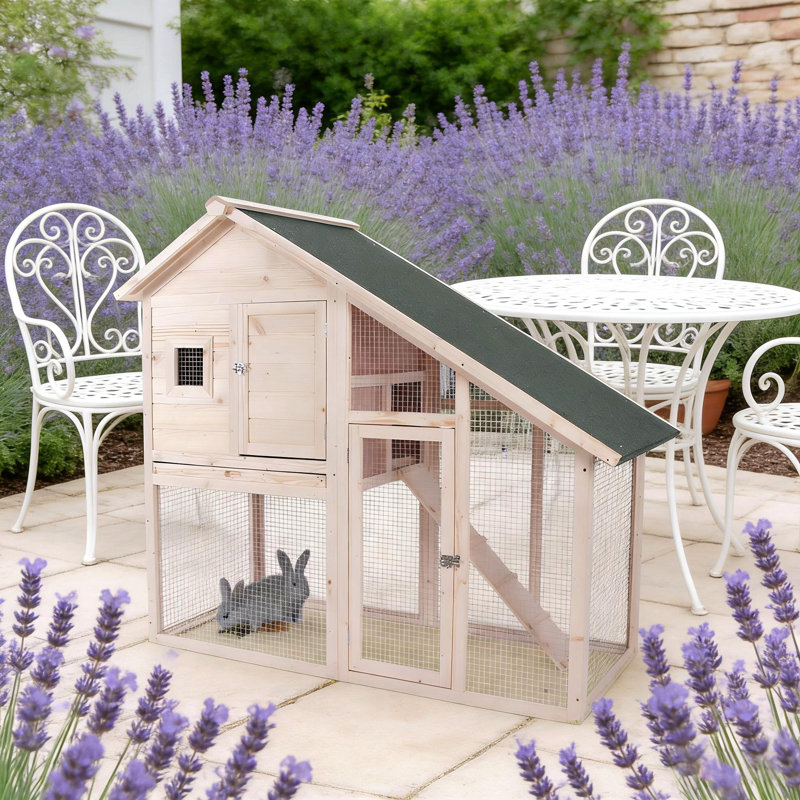 Cage à lapin, cage à lapin résistante aux intempéries, maison pour animaux spacieuse