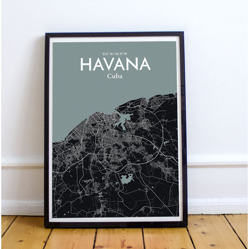 Havana - No Frame Print, 91.4cm H x 61cm W x 0.13cm D