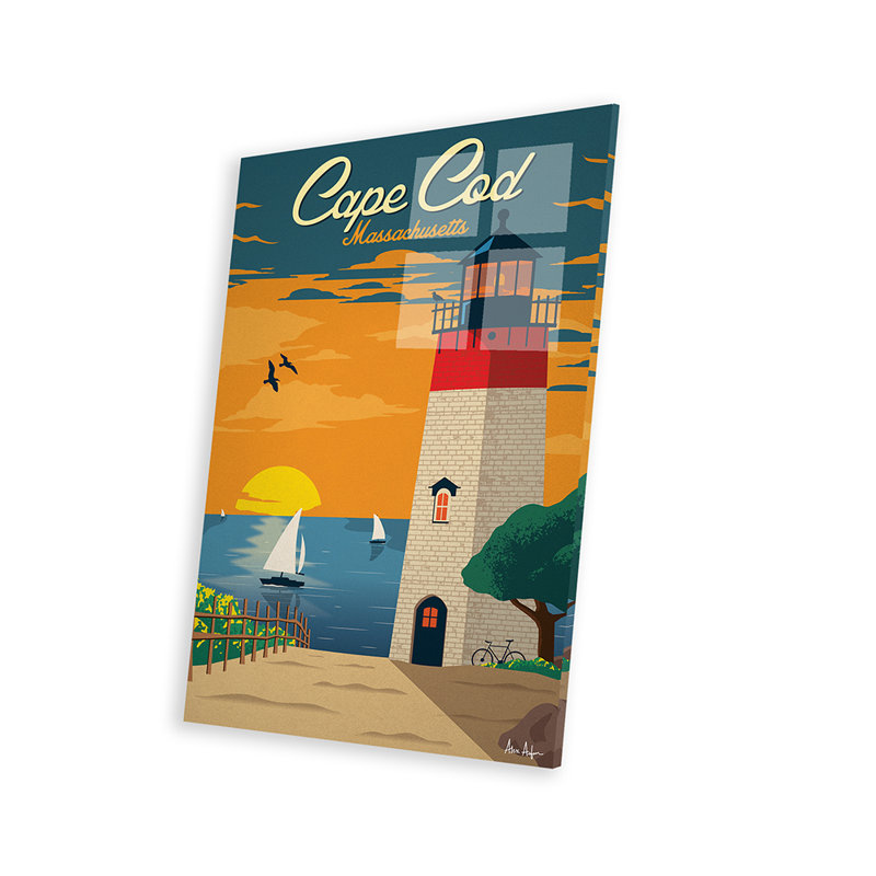 " Cape Cod ", 24" H x 16" W x 0.25" D