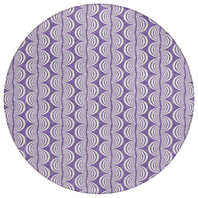 Kairova Purple Washable Indoor-Outdoor Rug - 