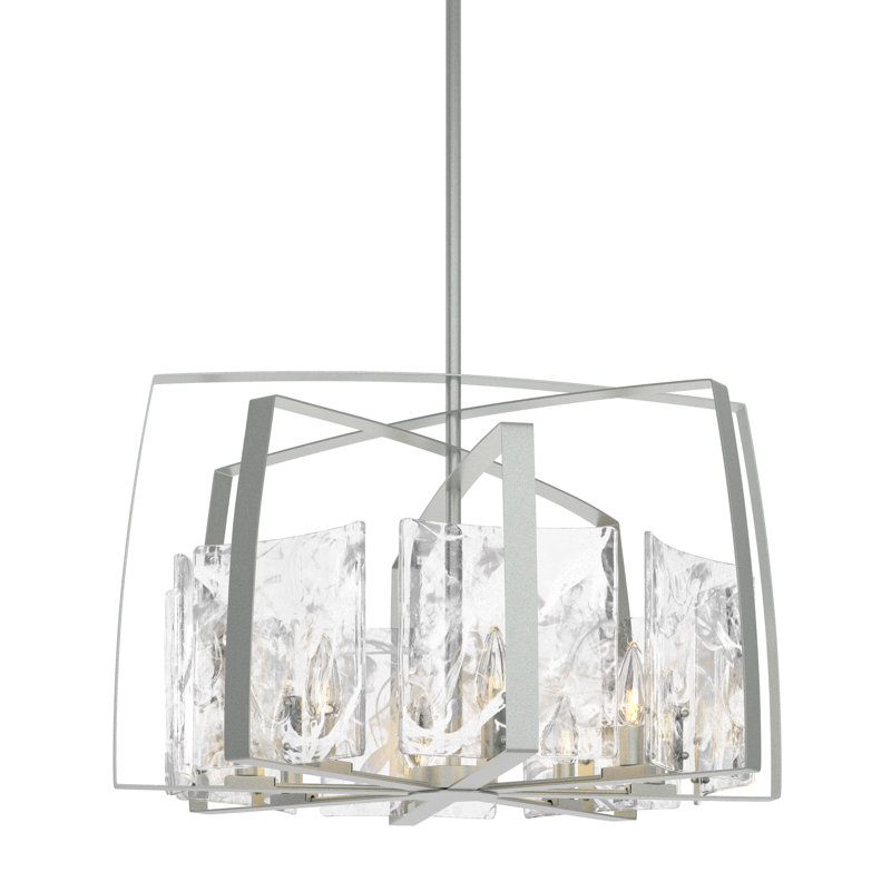 Arc 8 - Light Chandelier, Vintage Platinum