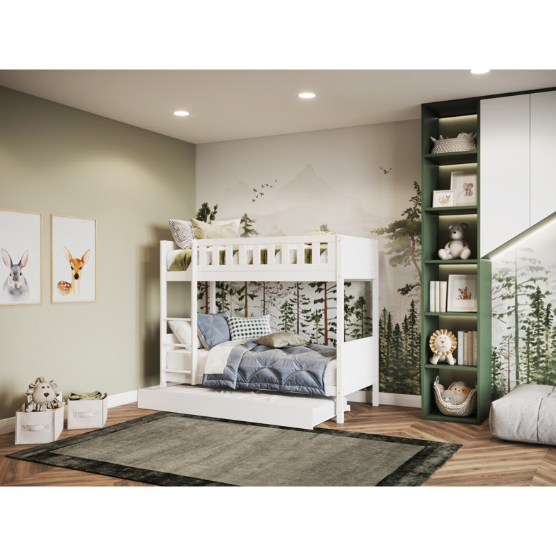 Shorty (75 x 175cm) Bunk Bed, White
