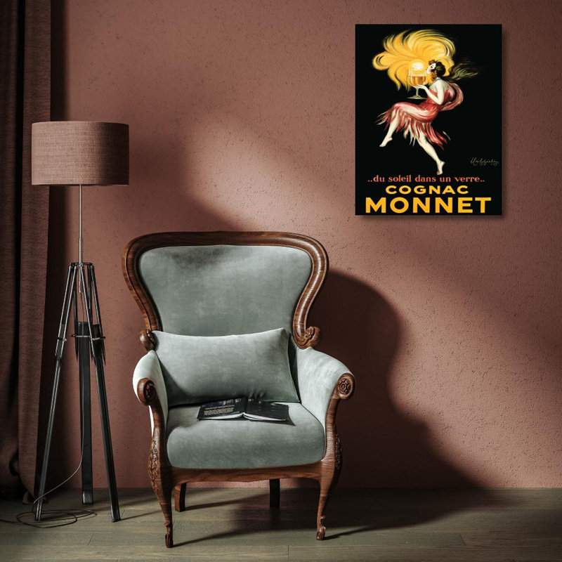 Cognac Monnet, 18" H x 14" W