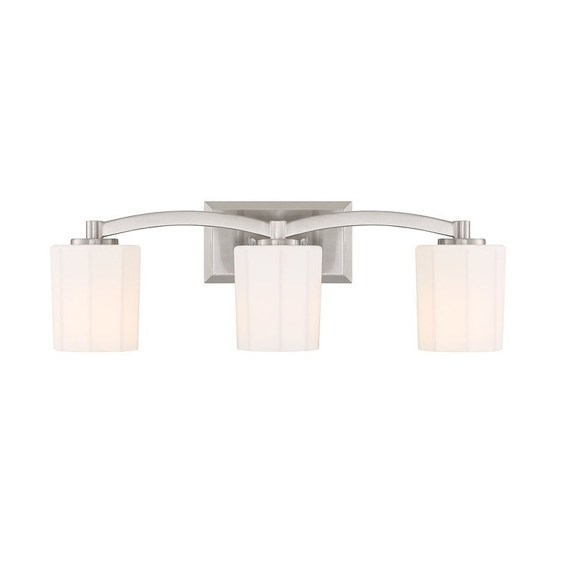 Cacia 3 - Light Vanity Light, Satin Nickel