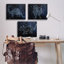 «Night Sky Dinosaur Constellations», ensemble de 3 giclées encadrées par Daphne Polselli-832503617-832503622