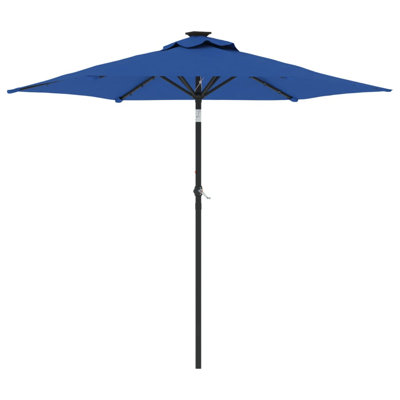 Beach Parasol with Crank Lift