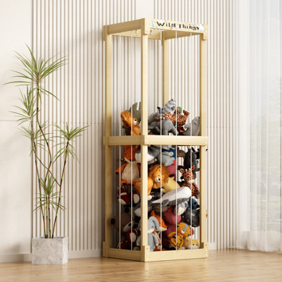 Raylyn Rebrilliant Solid Wood Toy Organizer by Rebrilliant
