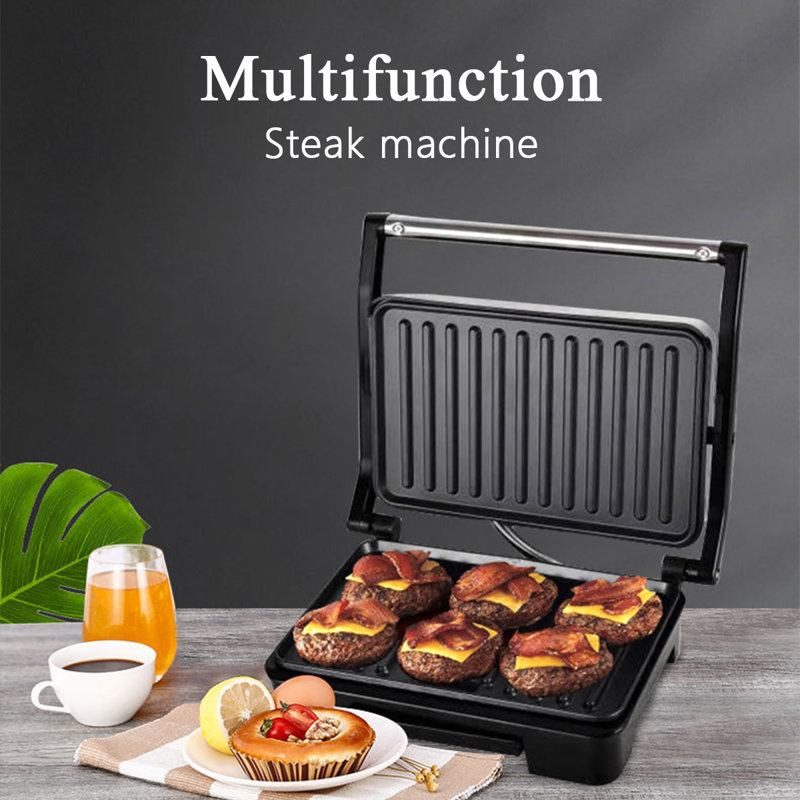 Eficentline 11'' W x 9'' D Portable Single Burner Countertop Electric Grill