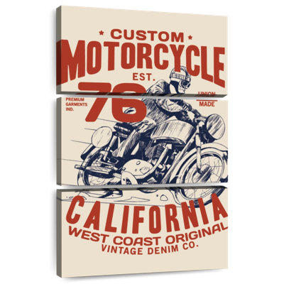 Affiche de moto personnalisée Tergel