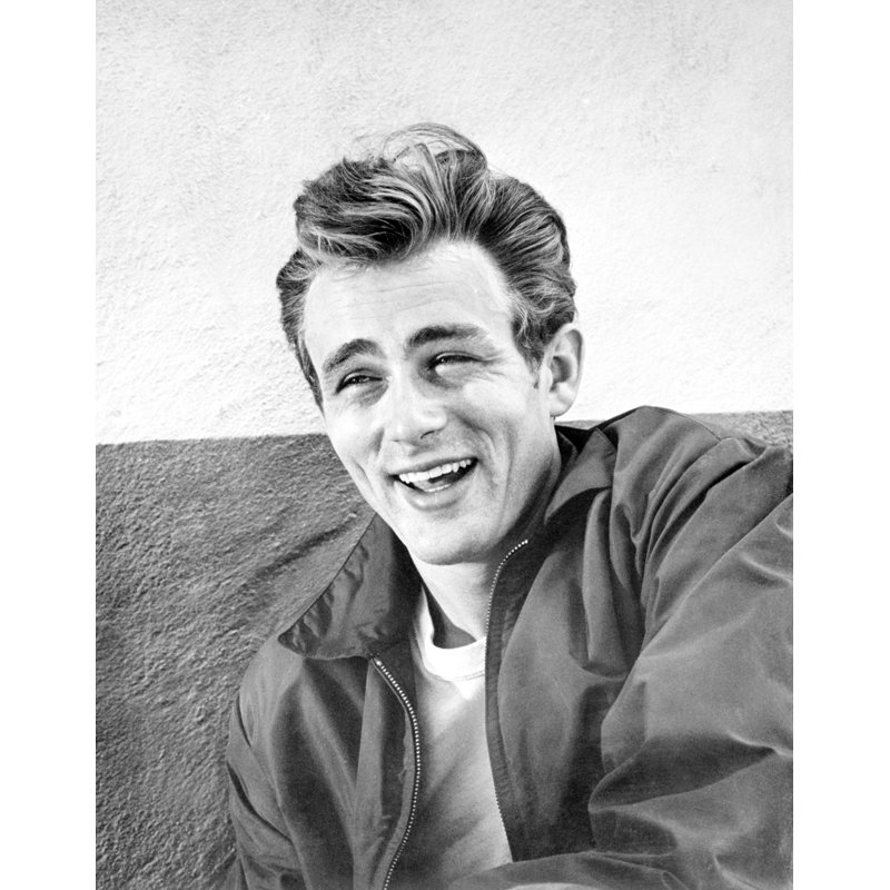 Gros plan sur James Dean - photographie non encadrée, H 10 po x l 8 po
