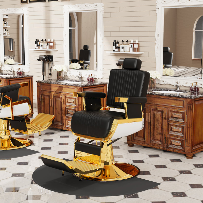 Fauteuil inclinable massant en simili-cuir