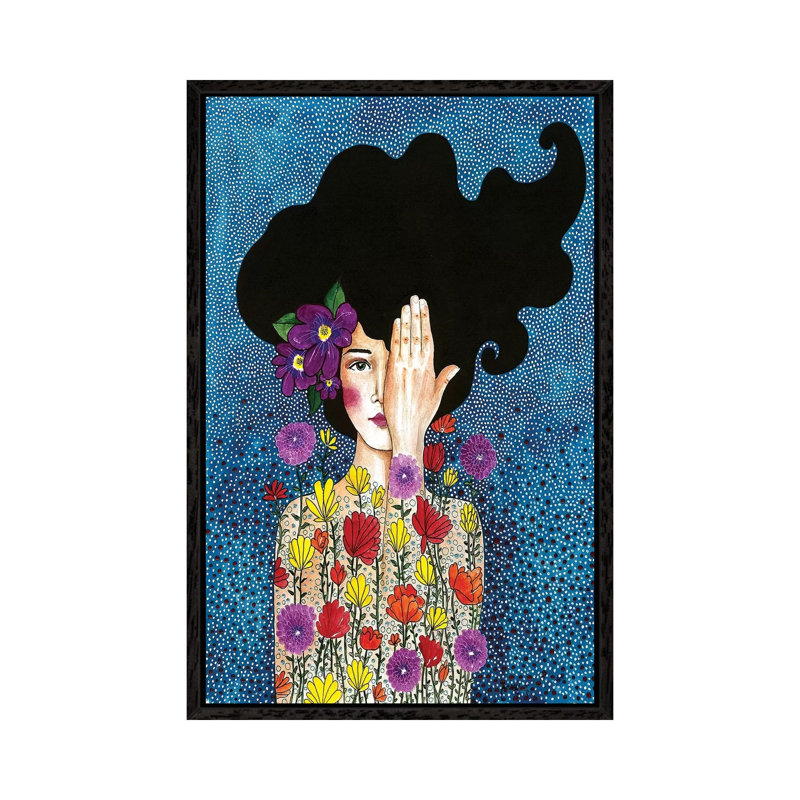 You've Come To Lose Some Memories by Hülya Özdemir - Print on Canvas, 66.04 cm H x 45.72 cm W, Black Framed