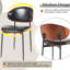 Ensemble de 2 chaises de salle à manger Mid-Century-119320502