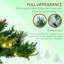 Arbre de Noël mince 5 pi avec base en plastique et installation facile | Idée de cadeau