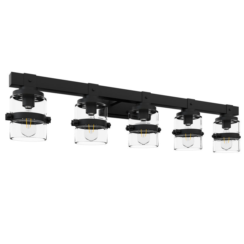 Sugarcreek Dimmable Metal Bathroom Vanity Light, 5