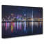 Reflections Of The Auckland Skyline - Wrapped Canvas Painting-56634768