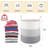 100L Collapsible Laundry Hamper - Large Woven Clothes Basket For Bedroom, Nursery & Living Room - Soft Blanket Storage With Sturdy Handles-2029648489