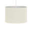 Cotton Round Pendant Shade ( Uno ) in White-1870910294