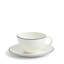 Wedgwood Gio Teacup & Saucer 8.7floz Blue Line