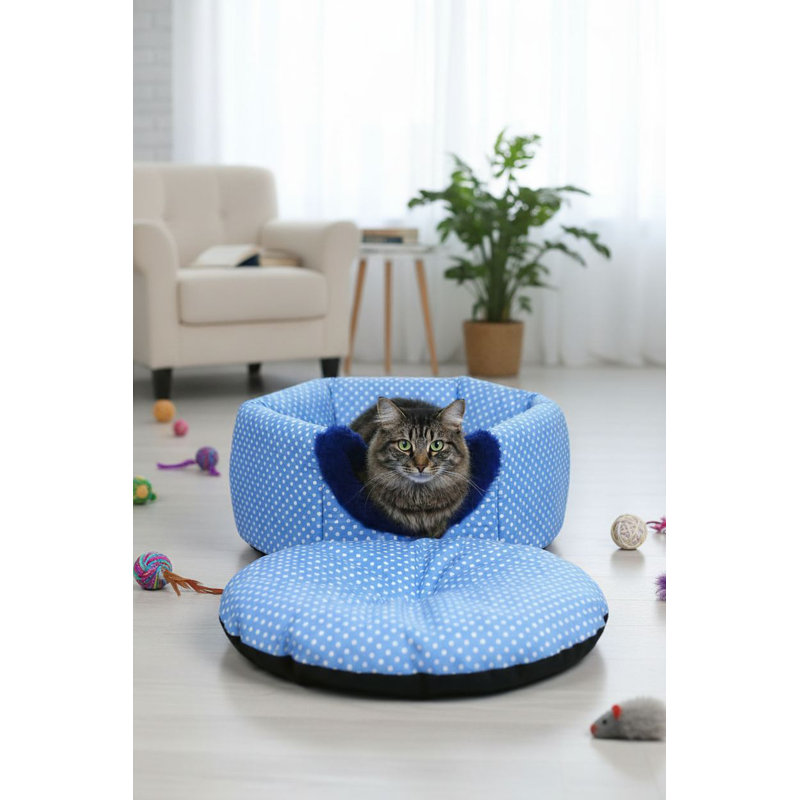 Lit pour chat, Bleu