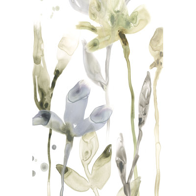 Stone Moss Stems II by June Erica Vess - Wrapped Canvas Painting