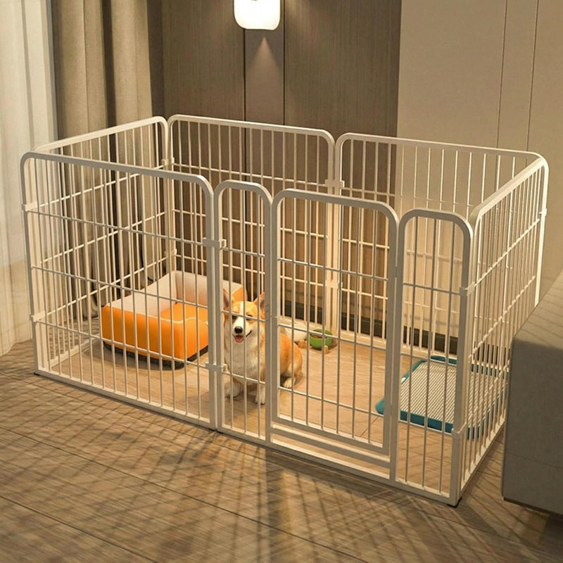 Dog Playpen  Indoor Outdoor Pet Crate with 1 Door