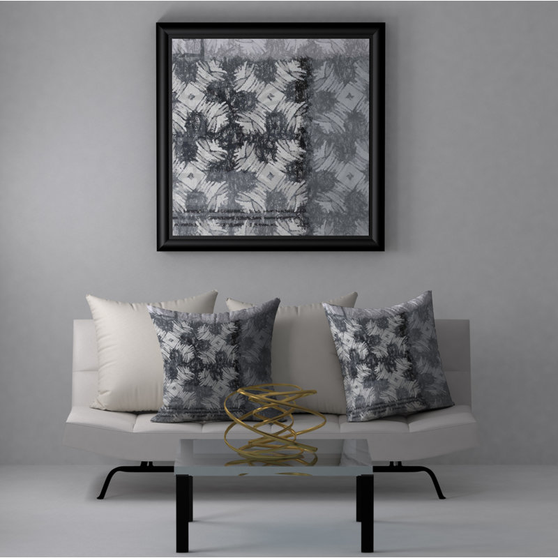Abstract Throw Pillow, 18" x 18"