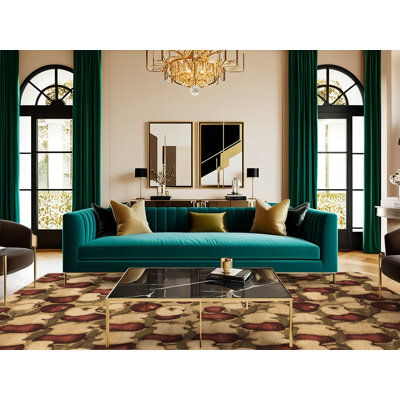  Tapis lavable en grappes de pommes