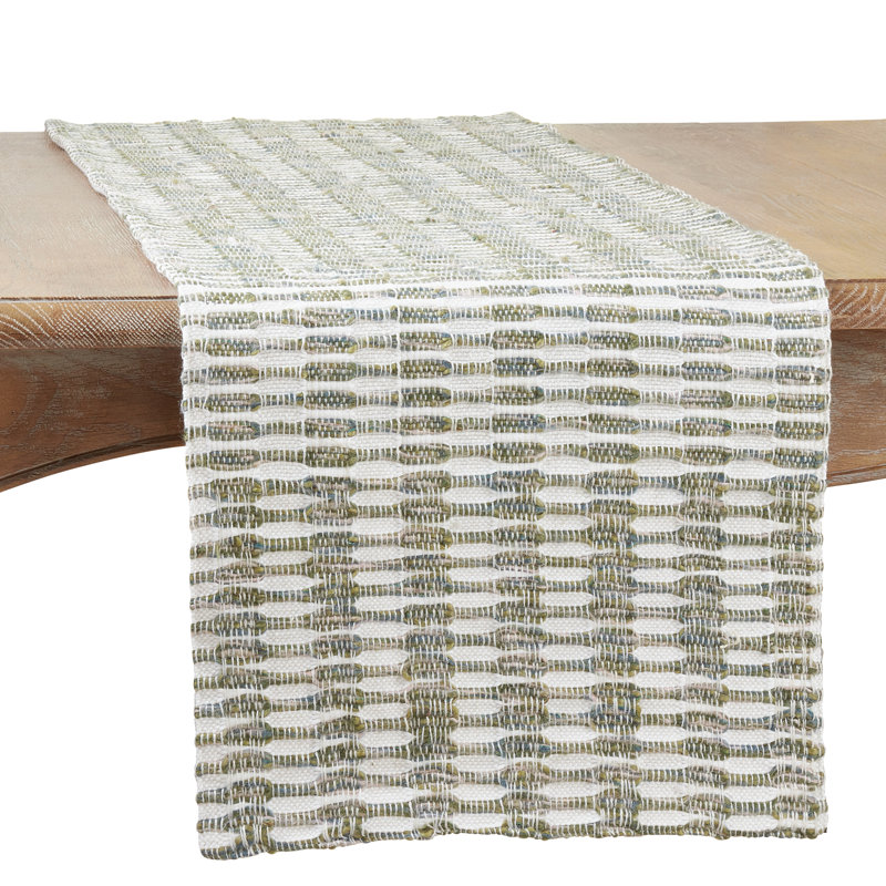 Laelia Striped 100% Cotton Table Runner, 54" x 16"
