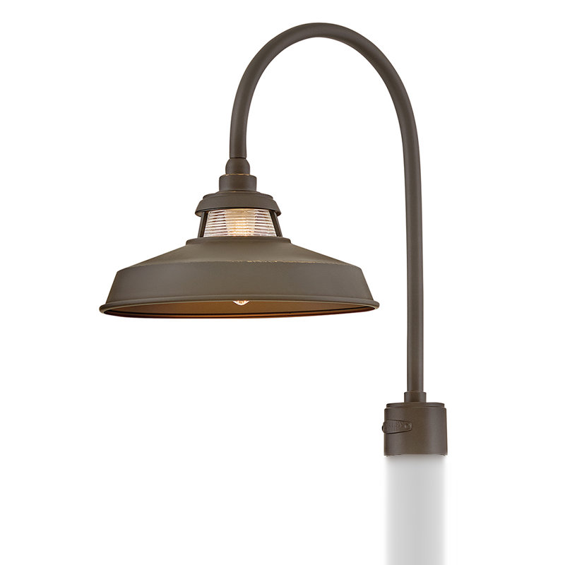 Troyer 1 - Light Pier Mount Lantern, Oil Rubbed Bronze