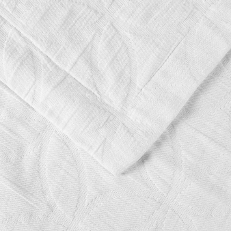 Ensemble de couvre-lit Serenity , Blanc, Lit simple