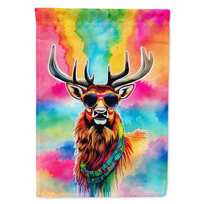 Drapeau de maison de cerf hippie
