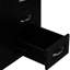 36" Bathroom Vanity Sink In Black. Modern Cabinet With Drawers. Solid Rubber Wood & Build. Ceramic Basin Waterproof Surface. Assembly Required