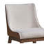 Ensemble de 2 chaises d'appoint en velours Ginny Boucle
