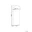 SAJUR Matte Black 28cm H Integrated LED Frosted Glass Outdoor Armed Sconce