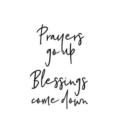 " Prayers And Blessings "