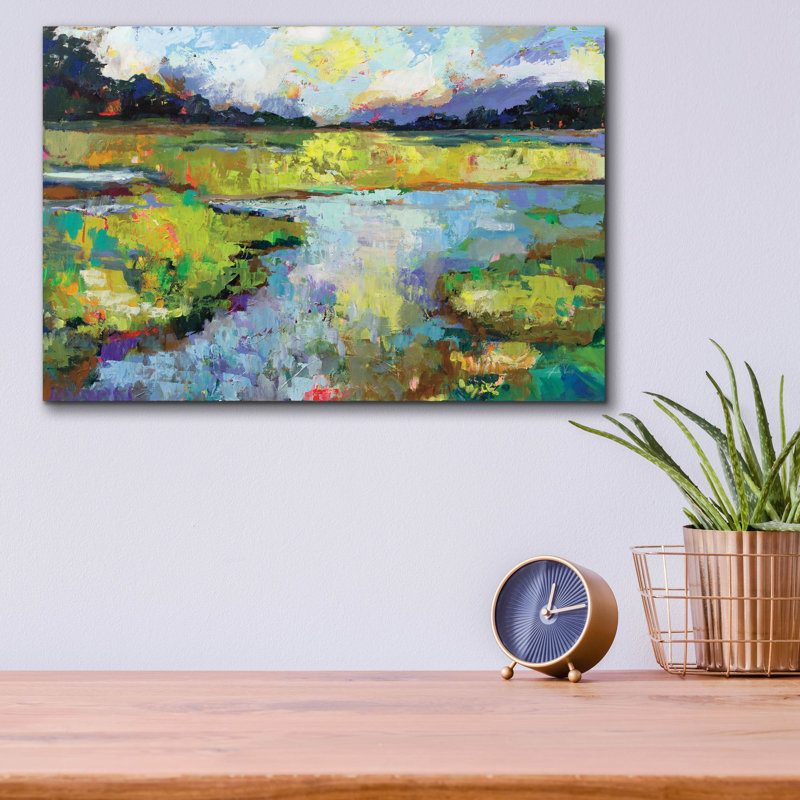'Reflections' by Jeanette Vertentes Acrylic Glass Wall Art, 12" H x 16" W x 0.13" D