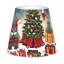 Lampe de table 6,7 po x 6,5 po de style abat-jour de Noël pour applique murale