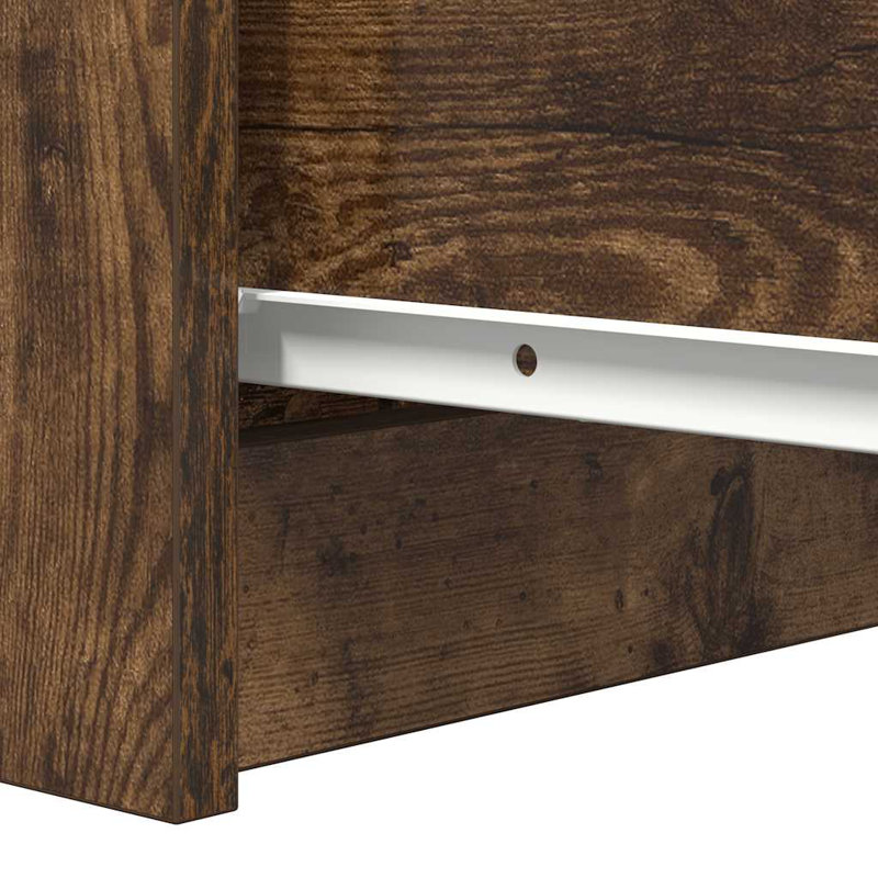 Sideboard 37.5X35x76 Cm Engineered Wood, Smoked Oak