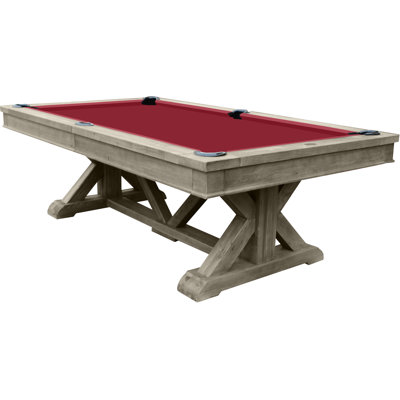 Brazos River Weathered 8' Slate Pool Table with Professional Installation ($895 Value) Included