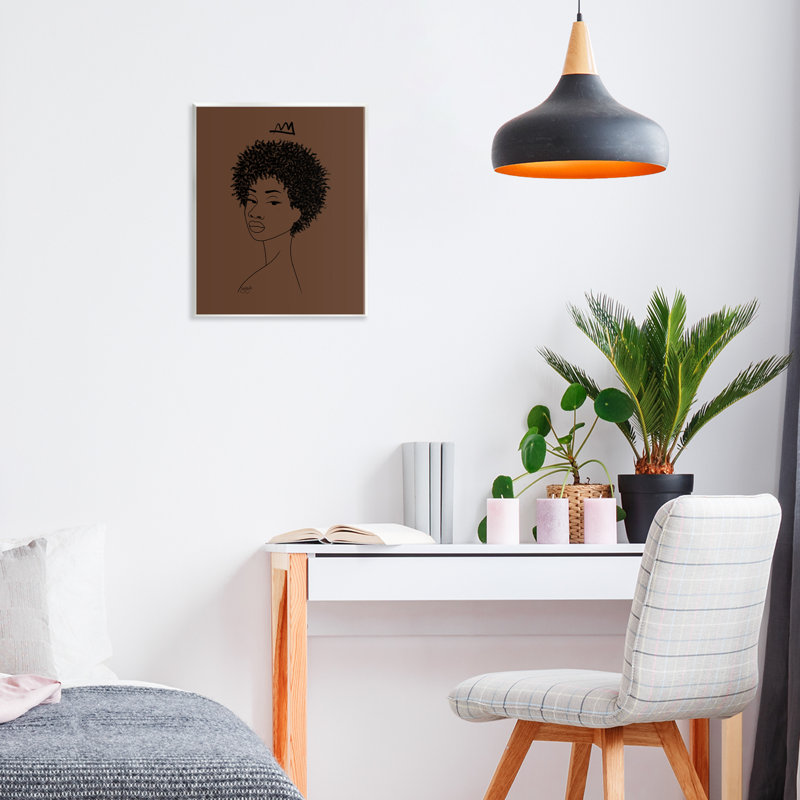 Plaque murale Aaliyah avec couronne, design par Sierra Siler