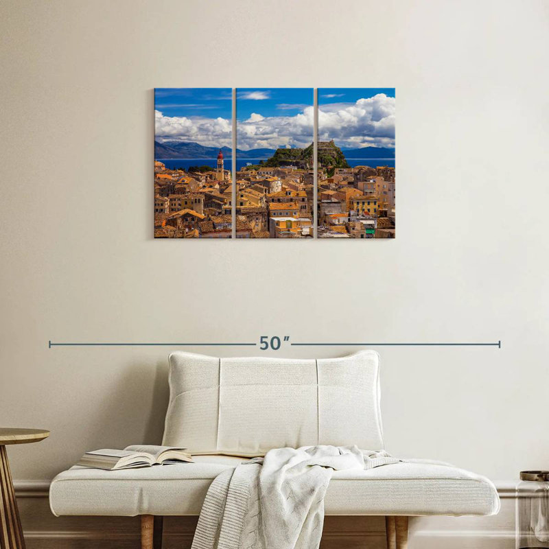 Nicci Corfu Cityscape, H 20 po x l 33 po